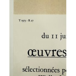 Original Plakat - Hans Hartung, Galerie De France 1973