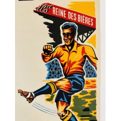 Original Plakat - Football Champigneulle, Reine Des Bires 