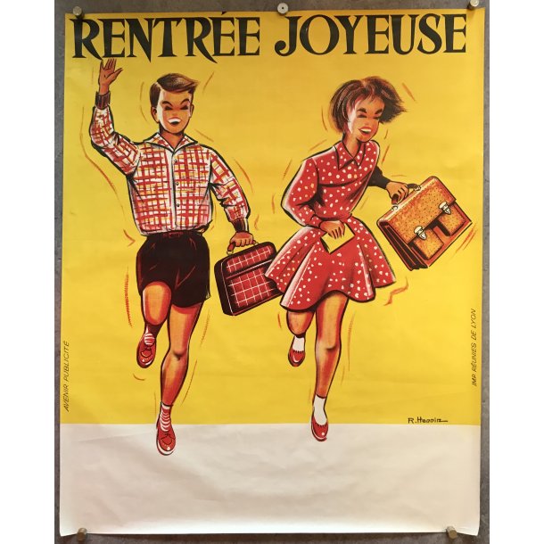 Original Plakat - Rentree Joyeuse(Lykkeligt hjem)