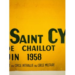 Original Plakat - Nuit De Saint-Cyr 1958