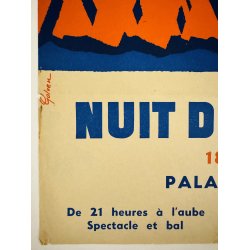 Original Plakat - Nuit De Saint-Cyr 1957