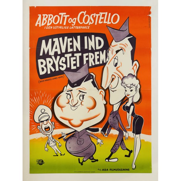 Abbott Og Costello - Maven Ind Brystet Frem (Ddskrsel)