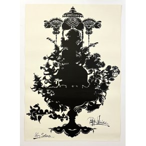 Original Vintage Plakat- King Solomon  - Bj�rn Wiinblad 1975