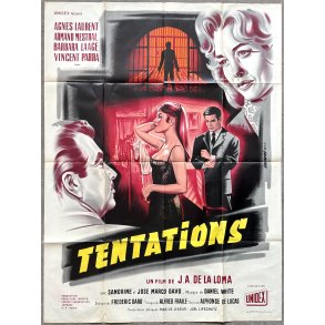 Original Fransk Filmplakat - Tentations