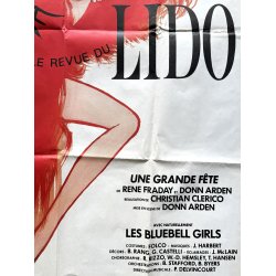 Original Vintage Plakat ��Panache � La Nouvelle Revue Du Lido�� Ren� Gruau � 1985
