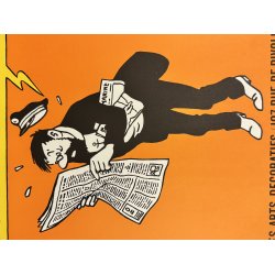 Original vintage plakat � Bande dessin�e et figuration narrative � Herg� � 1967