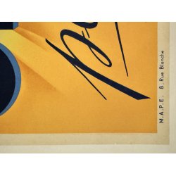Original vintage plakat � Radio ORA Perfection � Jean Arestein � ca. 1950