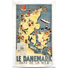 Original vintage plakat � Danmark � Havets land � Sven Henriksen � ca. 1930