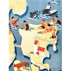 Original vintage plakat � Danmark � Havets land � Sven Henriksen � ca. 1930