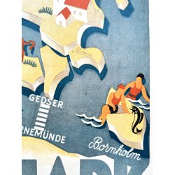 Original vintage plakat � Danmark � Havets land � Sven Henriksen � ca. 1930