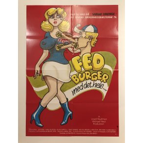 Fed burger med det hele...