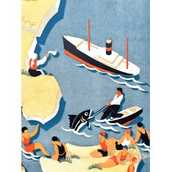 Original vintage plakat � Danmark � Havets land � Sven Henriksen � ca. 1930
