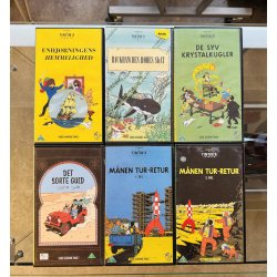 20 stk Tintin VHS Film