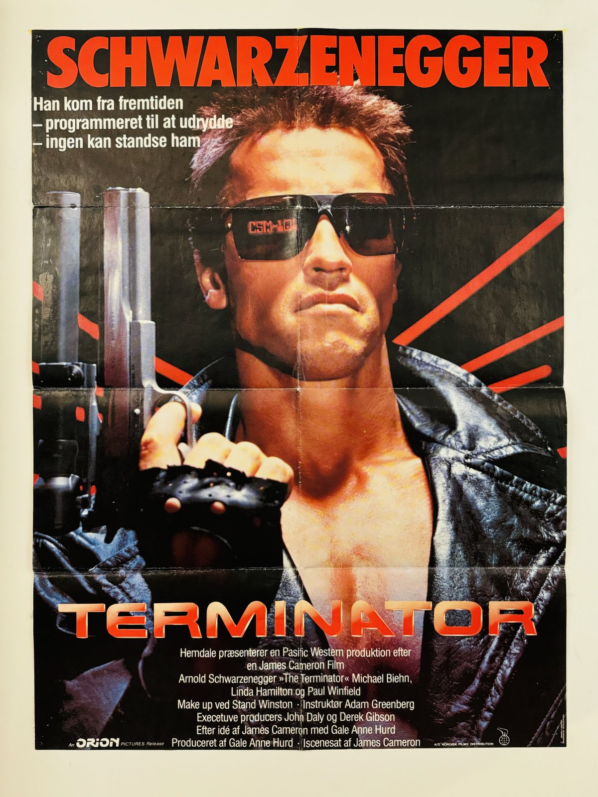 Terminator - 80'erne - Tintin & FilmPlakaten