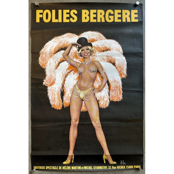 Original Plakat - Folies Bergere