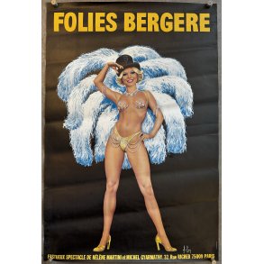 Original Plakat - Folies Bergere, Aslan 