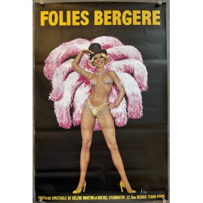 Original Plakat - Folies Bergere, Aslan 