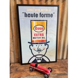 Original Vintage Plakat - Esso Extra Motor Oil - Van Severen 1959
