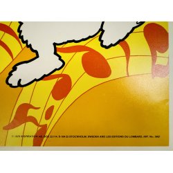 Original Plakat - Tintin, Terry Og Tournesol Danser 1970