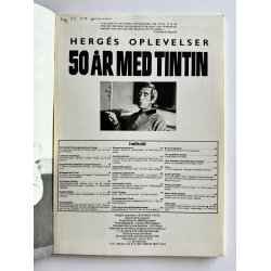 50 �r Med Tintin - Herg�s Oplevelser - 1. Udgave, 1. Oplag 1979