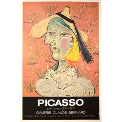 Original Plakat - Picasso, Galerie Claude Bernard 1980