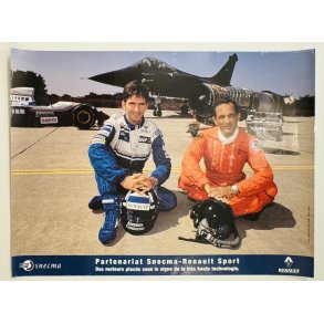 Original Plakat - F1 Motorsport, Partenariat Snecma Renault Sport