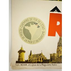 Original Plakat - A 1h15 De Paris, Rouen