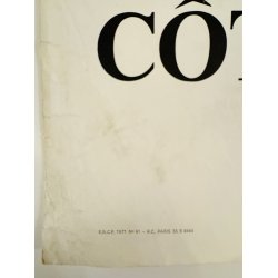 Original Plakat - Cte De L'Atlantique, Chemis De Fer Francais 1966