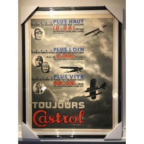 Original Castrol Plakat