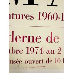 Original Plakat - Tamayo, Muse d'art Moderne De La Ville De Paris 1974