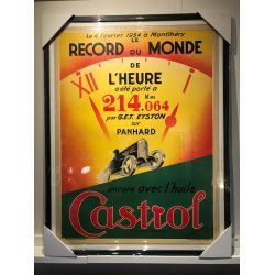 Original Plakat - Castrol, Panhard