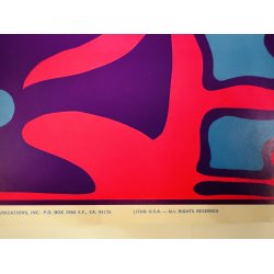 Original Psykedelisk Plakat - Who Rolled Mary Jane? 1969