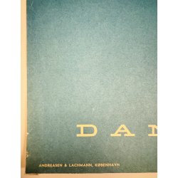 Original Plakat - DSB, Hurtigruten rhus-Kalundborg