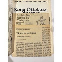 Tintin Album - Komplet Samling 23 Stk, Gammel Overs�ttelse Af J�rgen Sonnergaard