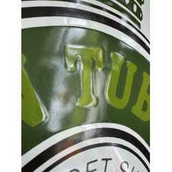 Emaljeskilt - Grn Tuborg Pilsner
