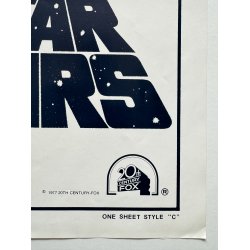 Star Wars - Original Amerikansk Filmplakat 1977