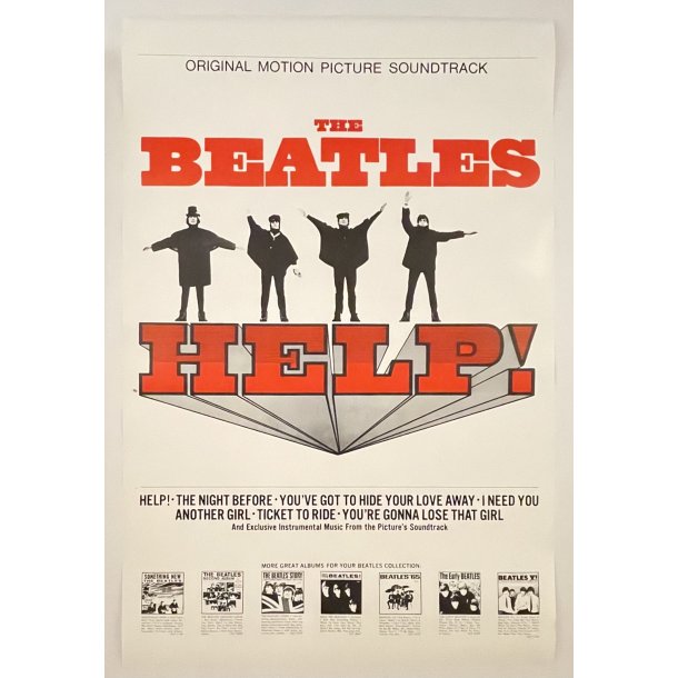 Original Plakat - The Beatles, Help