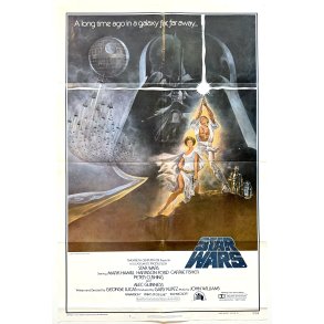 Star Wars - Original Amerikansk Filmplakat 1977