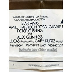 Star Wars - Original Amerikansk Filmplakat 1977
