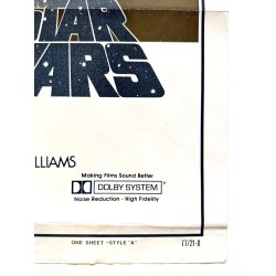 Star Wars - Original Amerikansk Filmplakat 1977