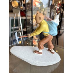 Tintin�Figur�-�Bjergbestigeren�-�Moulinsart�Leblon-Delienne�-�2002�-�Limited�Edition�1500�stk.