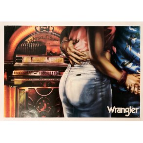 Original Plakat Wrangler Jeans