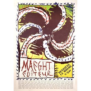 Original Alechinsky Udstillings Plakat - Maeght Editeur 