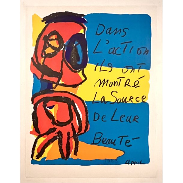 Original Karel Appel Plakat