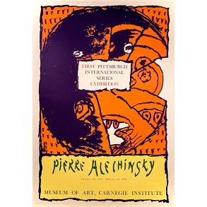 Original Alechinsky Udstillings Plakat - Museum of Art, Carnegie Institute