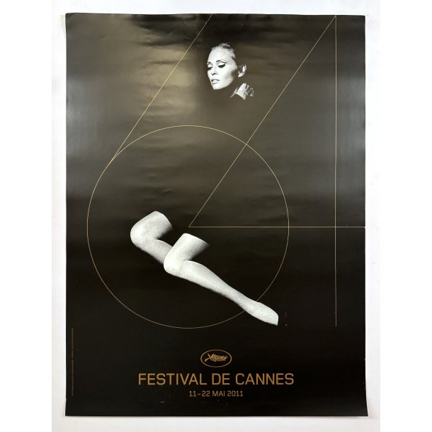 Original Vintage Plakat - Festival de Cannes 2011 - Faye Dunaway - Jerry Schatzberg