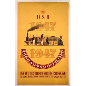 DSB Jubilums-udstilling Plakat