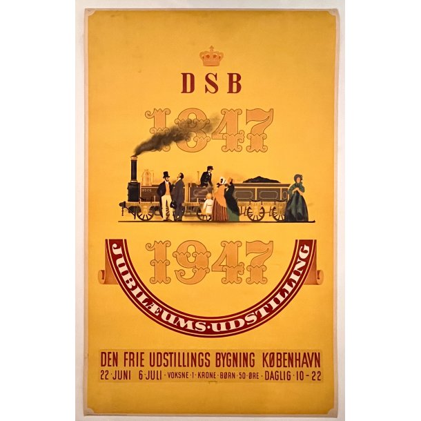 DSB Jubilums-udstilling Plakat