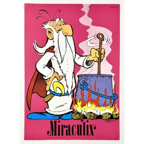 Original Vintage Plakat - Miraculix, Uderzo 1968