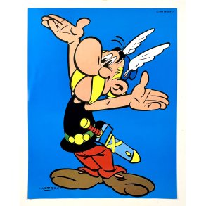 Original Vintage Plakat - Asterix, Uderzo 1968